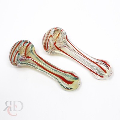GLASS PIPE REGULAR PIPE ROUND MOUTH GP4523 1CT